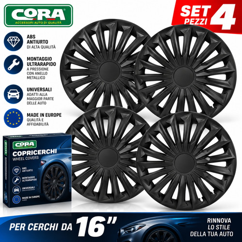 Copricerchi auto set 4 - copricerchi,
