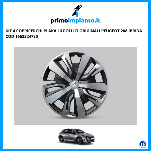 Kit copricerchi plaka 16 - kit,